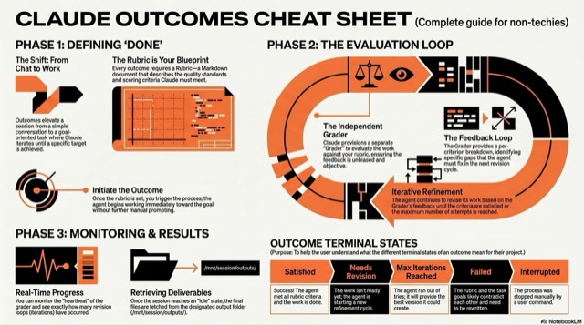 Claude Outcomes Cheat Sheet