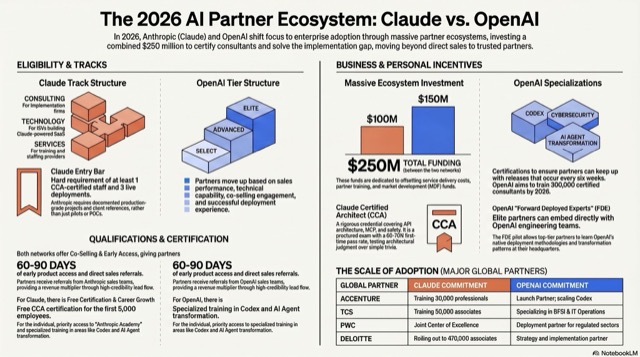 The 2026 AI Partner Ecosystem: Claude vs. OpenAI