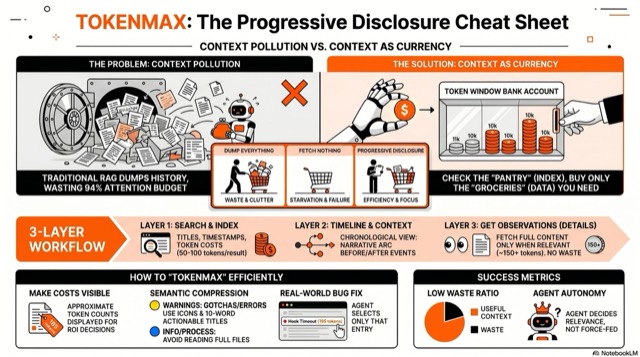 TOKENMAX: The Progressive Disclosure Cheat Sheet